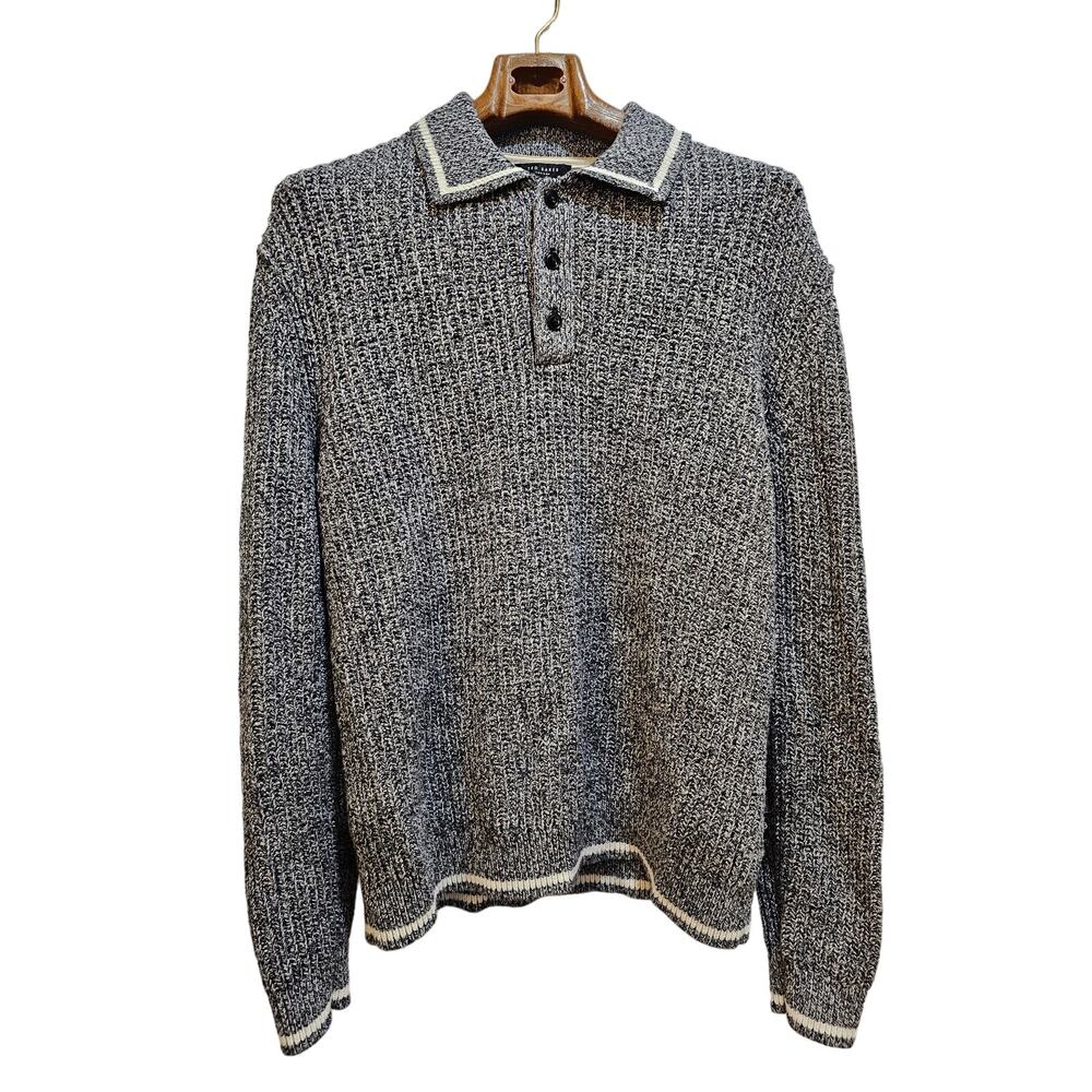 Ted Baker Sweater Size Small Black Gray White Men's